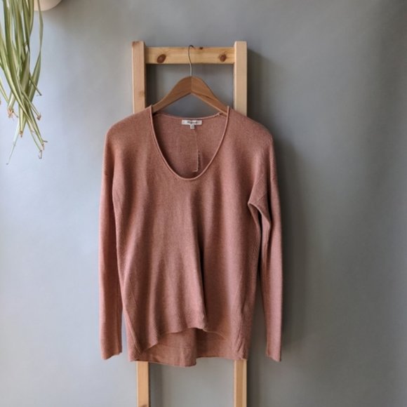 NWT Madewell Kimball Pullover Sweater Rose XS - Picture 1 of 7